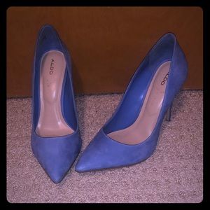 Blue Suede Heels